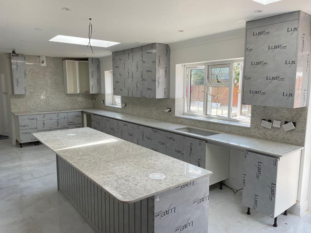 Bespoke kitchen finished with New Fitted Interior's colour palette